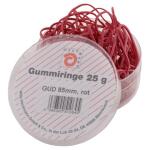 Wihedü Gummiringe - Ø85 mm, Dose mit 25g, rot