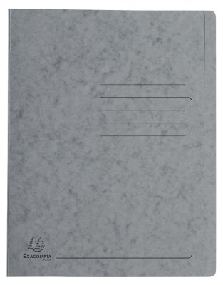 Exacompta EXACOMPTA Schnellhefter - A4, 350 Blatt, Karton, 355 g/qm, grau