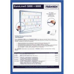 FRANKEN X-tra!Line Dokumentenhülle Frame It - A4, Hartfolie, matt, blau