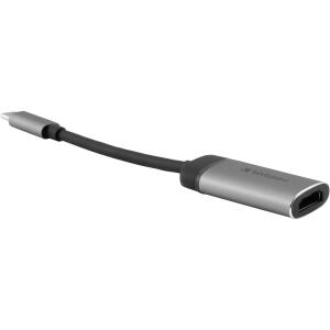 VERBATIM USB-C auf HDMI 4K Adapter - Für den Anschluss von Laptops, MacBooks an einen Projektor oder Monitor - Grau