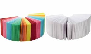 Zettelklotz 700BL weiß FOLIA 8912 geleimt 9x9x9cm