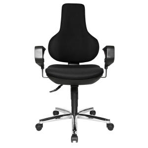 Drehstuhl ErgoPoint SY Deluxe schwarz TOPSTAR EPO29XBC0 mit Armlehnen