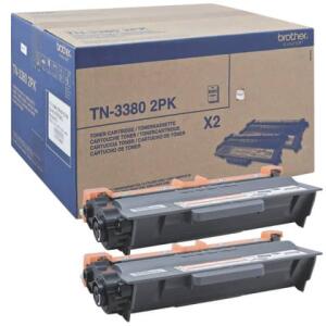 Twinpack TN-3380 schwarz 2ST BROTHER TN3380TWIN