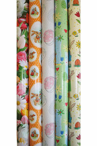 Oster-Geschenkpapierrolle  2mx70cm sort. ZÖWIE 33K03 653125 Präsenta