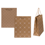 OOTB Kraftpapier-Geschenktüte mit Blumenverzierung
