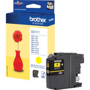 Brother Original Brother Tintenpatrone gelb (LC-121Y)