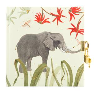 Goldbuch Tagebuch Wild Life Elephant