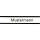 Franken Magnetschild mit C-Profil - 75 x 40 mm, 10 Stück, braun