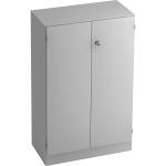 Hammerbacher Schrank - 3OH, Sockelblende SG, Grau/Grau