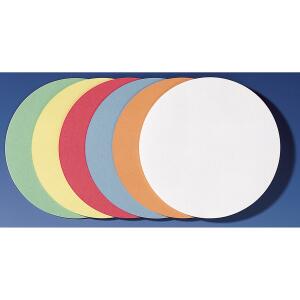 selbstklebende Moderationskarte - Kreis mittel, 140 mm, 300 Stück