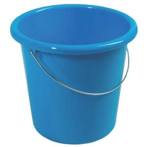 Eimer - Plastik, rund, 10 Liter, blau