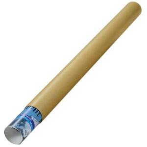 MAILmedia Versandrohre mit vormontierten Verschlusskappen - Ø 50 x 750 mm, braun, 24 Stück