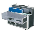 Alumaxx Pilotenkoffer CARBON - silber