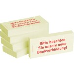 BIZSTIX Haftnotizen "Bitte beachten Sie unsere neue...