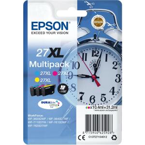 EPSON Original Epson Tintenpatrone MultiPack C,M,Y High-Capacity (C13T27154012,27XL,T27154012)