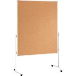 FRANKEN Moderationstafel ECO - 120 x 150 cm, braun/Kork,...