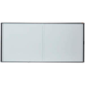LEITZ Schaukasten mit Schiebetür 27x A4 1997x967x63cm weiß magnethaftend