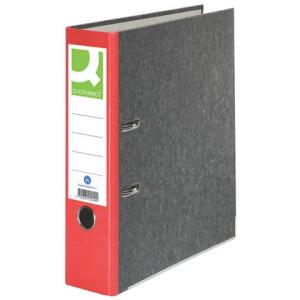 Q-Connect Wolkenmarmor-Ordner - A4, 80 mm, rot