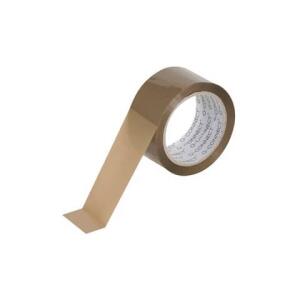 Q-Connect Packband 50 mm x 66 m, braun, 6er Pack