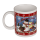 OOTB Rot/blauer Becher Weinachtsmann Schneemann