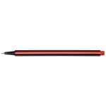 Q-Connect Fineliner 0,4 dreieckig rot