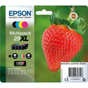 EPSON Original Epson Tintenpatrone MultiPack Bk,C,M,Y High-Capacity (C13T29964012,29XL,T2996,T29964012)