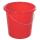 Eimer - Plastik, rund, 10 Liter, rot