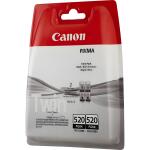 Canon Original Tintenpatrone schwarz (2932B012,PGI-520BK,PGI-520PGBK)