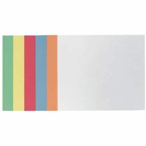 Franken selbstklebende Moderationskarte - Rechteck, 200 x 149 mm, Farbkombinationen, 300 Stück