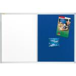 Kombitafel 120x90cm grau/blau FRANKEN CB300303 X-tra!Line