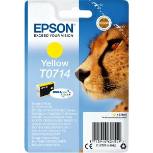 EPSON Original Epson Tintenpatrone gelb (C13T07144012,T0714,T07144012)