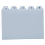 Leitregister PP - A6 quer, grau