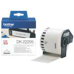 Brother DK-Endlosetiketten Papier - 62 mm x 30,48 m, schwarz auf weiß