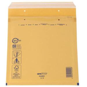 aroFOL Luftpolstertaschen Nr. 5, 220x265 mm, braun, 10 Stück