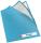 LEITZ Sichthülle Cosy A4 3ST PP matt blau 47160061 m.3 Fächern