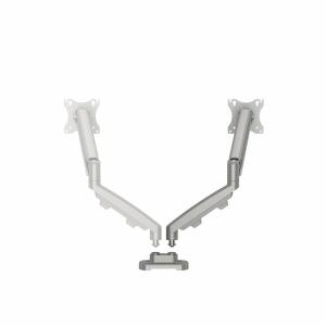 Fellowes Eppa™ Series Doppel-Monitorarm Set Nachrüstsatz - silber, 8 kg, Klemme oder Kabeldurchführung