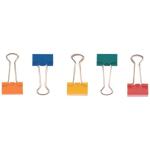 Q-Connect Foldback-Klammern - 19 mm, Klemmvolumen 7 mm,...