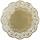 DEMMLER  Spitzenpapier Rose gold 36cm 4St rund