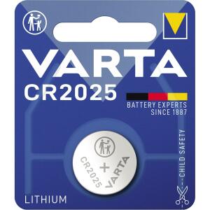Varta Batterien Electronics Lithium - CR 2025, 3 V
