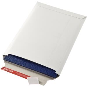 ColomPac Versandtaschen Vollpappe 260x345x30 mm (C4), weiß
