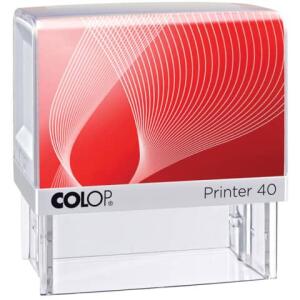COLOP Printer 40 mit Logo - für max. 6 Zeilen mit Logo, 23 x 59 mm