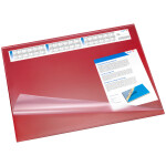 Schreibunterlage Synthos transparentrot LÄUFER 49644...
