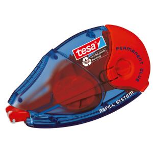 tesa Kleberoller - permanent, 14 m x 8,4 mm, blau