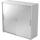 Hammerbacher Schiebetürschrank - 3OH, 120 cm, Relinggriff, Weiß/Silber