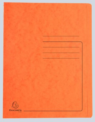 Exacompta EXACOMPTA Schnellhefter - A4, 350 Blatt, Karton, 355 g/qm, orange