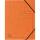 Exacompta EXACOMPTA Sammelmappe - A4, 355 g/qm, Gummizug, orange