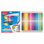 Farbstiftetui 24ST radierbar sortiert MAPED M832824 Color...