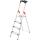 Hailo Alu-Sicherheitsleiter L80 ComfortLine - 4 Stufen