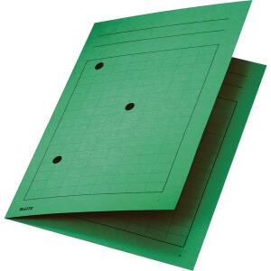LEITZ 3998 Umlaufmappe A4 Gitterdruck Manilakarton 320 g/qm grün
