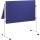 FRANKEN Moderationstafel ECO - 120 x 150 cm, blau/Filz, mit Rollen